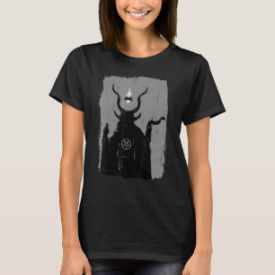 Lucifer Light Bearer Satanic Occult Baphomet Goat T-Shirt