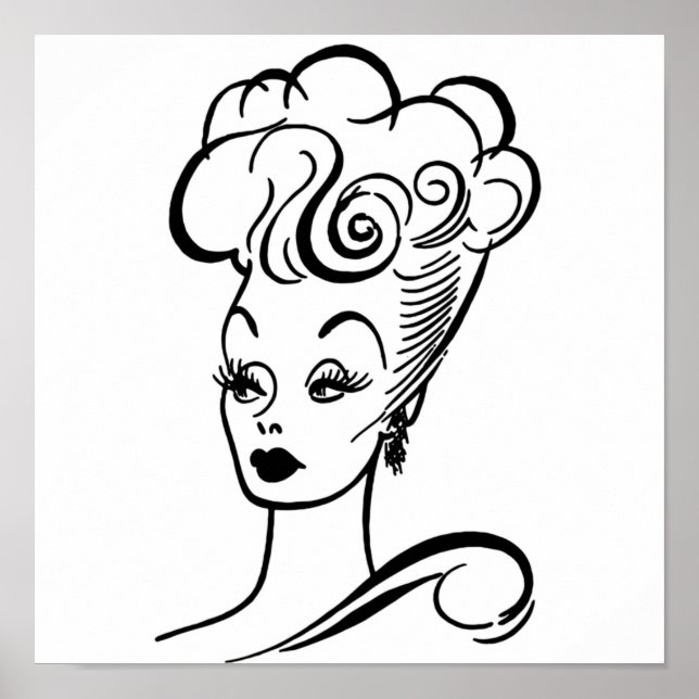 Lucille Ball  Caricature Poster (Front)