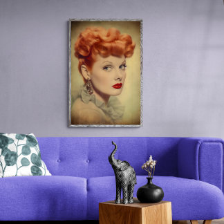 Lucille Ball Vintage Classic, Elegant Poster