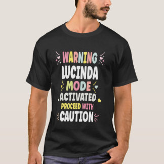 LUCINDA Personalised Women's Custom LUCINDA T-Shirt