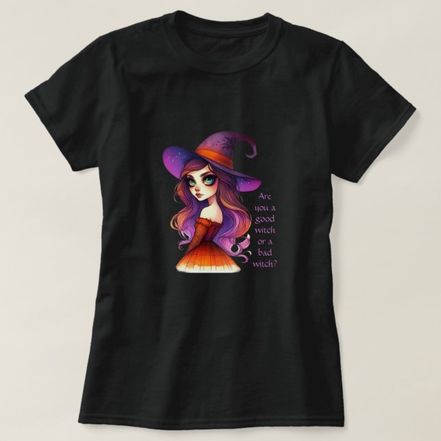 Lucinda – Witch? T-Shirt (Design Front)