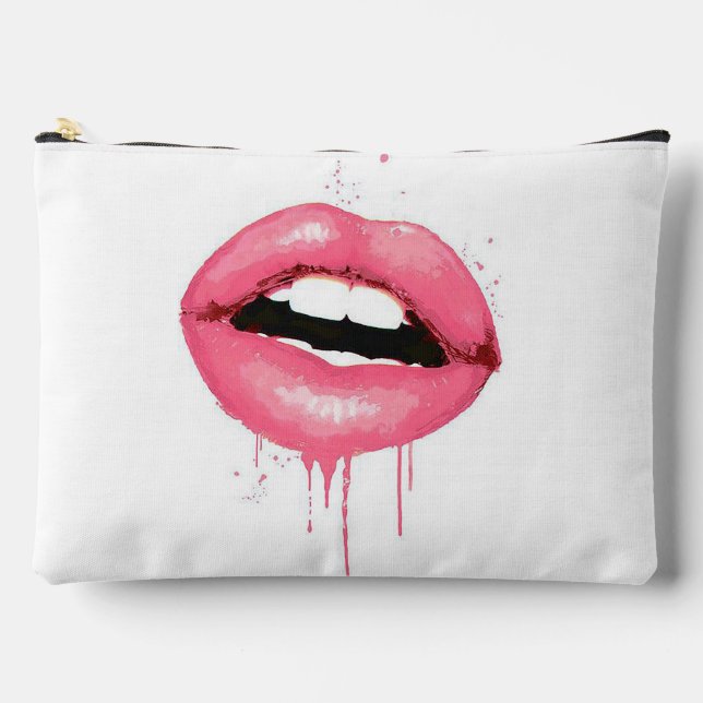 Lucious Lips Accessory Pouch (Front)