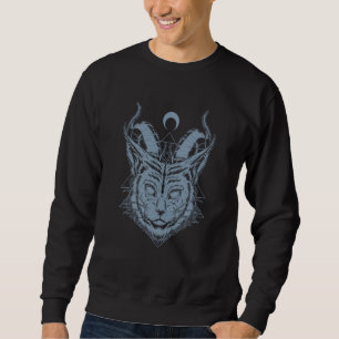 Lucipurr Satan Cat Demonic Evil Kitten Satanic 666 Sweatshirt