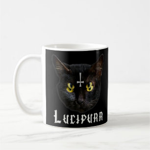 Lucipurr Satanic Cat Antichrist Baphomet 666 Coffee Mug