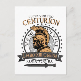Lucius Voreno, a famous Roman Centurion Postcard
