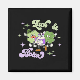 Luck And Botox Funny Shamrock Nurse Injector St Magnet