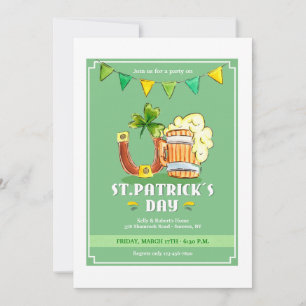 Luck and Brew Invitation