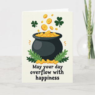 Luck And Gold Happy Day Card