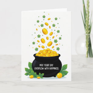 Luck And Happiness St Patricks Card