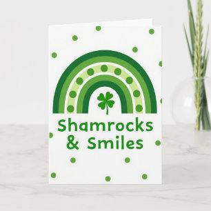 Luck And Smiles Irish Card