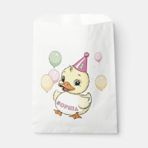 Luck Duck 1st Birthday Party Duckie Paper cup Favour Bags