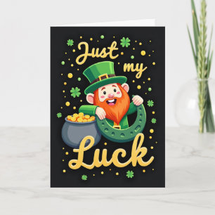 Luck Faux Gold Foil Texture Card