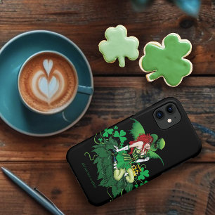 Luck Irish Green Fairy Red Hair Shamrock Case-Mate iPhone Case