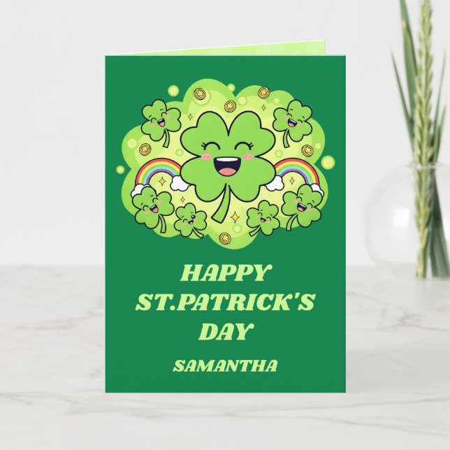 Luck & Laughter St. Patrick’s Day Card (Front)