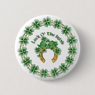 Luck O' The Irish 6 Cm Round Badge