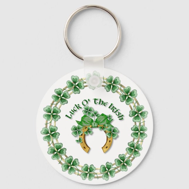 Luck O' The Irish Key Ring (Front)