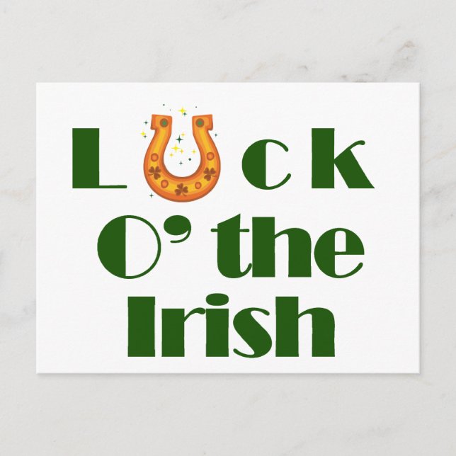 Luck o the Irish Postcard (Front)