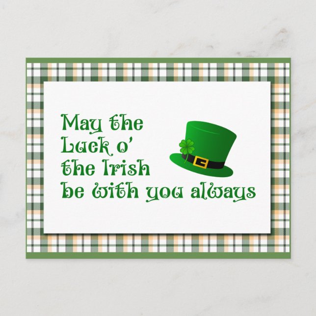 Luck o' the Irish Postcard (Front)