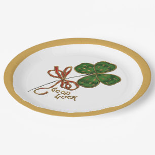 Luck O The Irish St. Patrick's Paper Plate