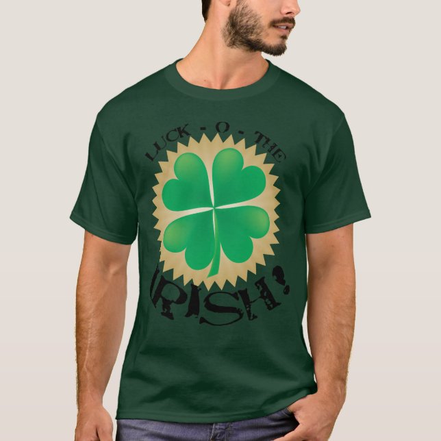 Luck-o-the Irish t-shirt for kids and adults (Front)