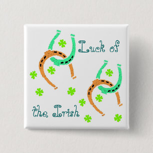 Luck of the Irish 15 Cm Square Badge