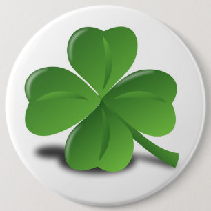 LUCK OF THE IRISH 6 CM ROUND BADGE
