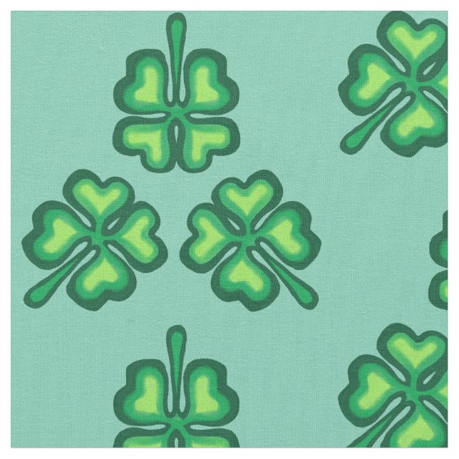 Luck of the Irish Fabric (Close Up)
