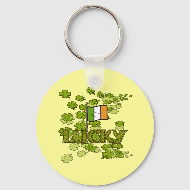Luck of the Irish Key Ring (Front)