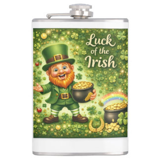 Luck of the Irish Metal Flask