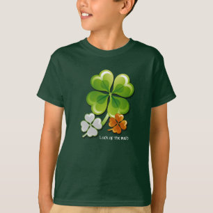 Luck of the Irish. Shamrocks St. Patrick's Day  T-Shirt
