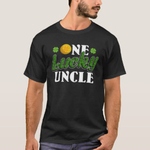 Luck of the Irish St Patrick s Day One Lucky Uncle T-Shirt