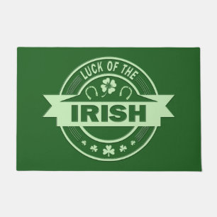Luck of the Irish St Patrick's day Doormat