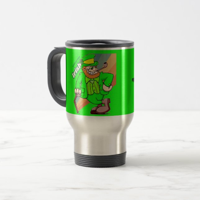 Luck of the Irish Travel Mug (Front Left)