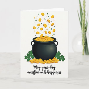 Luck Overflow St Patricks Day Card
