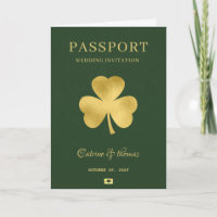 Luck Wedding Destination Passport World Map
