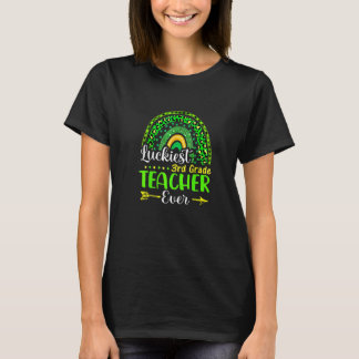 Luckiest 3rd Grade Teacher Ever St Patrick's Day R T-Shirt