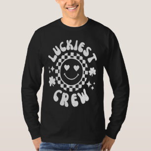 Luckiest Crew Lets Get Lucked Up Bachelorette Retr T-Shirt