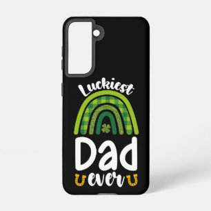 Luckiest Dad Ever Family St Patrick's Day Samsung Galaxy Case