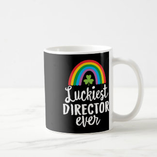 Luckiest Director Ever St Patrick Day Shamrocks Coffee Mug