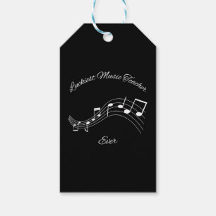 Luckiest Music Teacher Ever  Gift Tags
