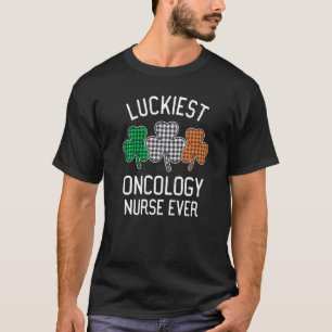 Luckiest Oncology Nurse Ever St Patrick S Day Iri T-Shirt