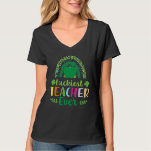 Luckiest Teacher Ever Happy Saint Patrick's Day Me T-Shirt