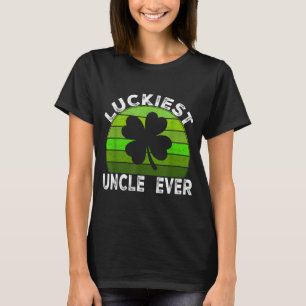 Luckiest uncle shamrocks lucky st patrick's day T-Shirt
