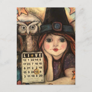 Lucky 13 Bewitching Fairy Magic Postcard
