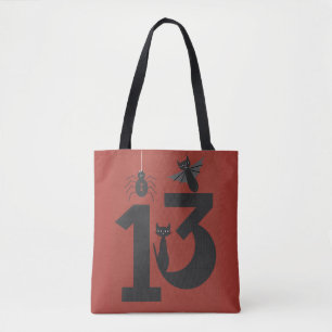 Lucky #13 tote bag