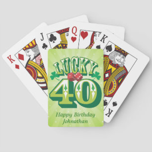 Lucky 40 Custom Playing Cards