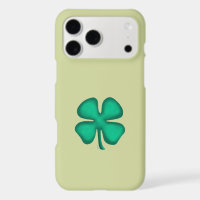 Lucky 4 Leaf Irish Clover green iPhone 17 Pro Max