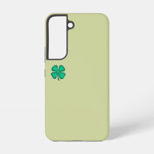 Lucky 4 Leaf Irish Clover green S22 phone case