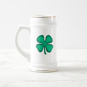 Lucky 4 Leaf Irish Clover stein