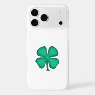 Lucky 4 Leaf Irish Clover white iPhone 17 Pro Max